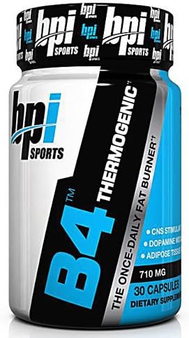 BPI B4 Fat Burner -- 710 mg - 30 Super Capsules (Pack of 4)