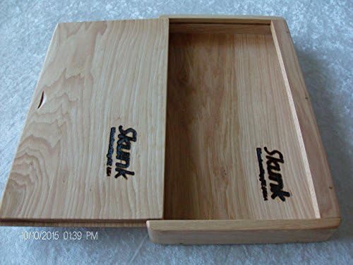 Hickory Rolling Tray with Lid, Stash Box, Skunk Woodworking Ky.