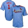 Ozzie Smith St. Louis Cardinals Blue Cooperstown Jersey