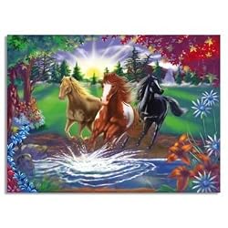 Melissa & Doug 0300 pc River Run Cardboard Jigsaw