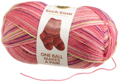 Lion Brand Yarn 240-205L Sock-Ease Yarn, Cotton
