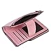 Damara Womens Medium Faux Leather Coin Purse Card Holder Wallet,Grey