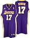 Andrew Bynum Jersey: adidas Purple Swingman #17 Los Angeles Lakers Jersey - Small