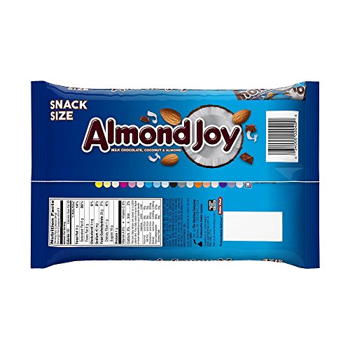 ALMOND JOY Candy Bars (Snack Size, 11.3Ounce Bags, Pack of 6) New