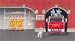 Fire House Visit - Right Large Mural
