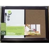 Quartet Cork  Magnetic Dry-Erase Combination Board Espresso