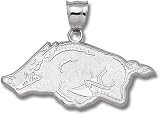 Arkansas Razorbacks Solid Sterling Silver Athletic Razorback Giant Pendant