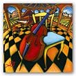 Cello And Chair by Daniel Ng 24"x24" Art Print Poster