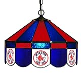 Imperial Boston Red Sox Licensed 16-Inch Diameter Stained Glass Pub Light