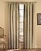 Ultra Suede Tab Top Window Curtain Panel 50 in. W x 63 in. L