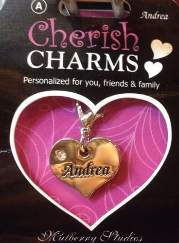 A Personal Bracelet/necklace/keychain's Name Charm: Andrea