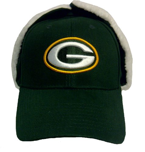Green Bay Packers Structured with Flaps Velcro Back Hat