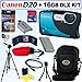 Canon PowerShot D20 12.1 MP CMOS Waterproof & Shockproof Digital Camera with GPS Tracking + NB-6L Battery + 16GB Deluxe Accessory Kit