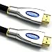 LCS - FALCON - 3M - Cable hdmi 1.4a - PROFESSIONNEL - 3D - ULTRA SPEED SERIE - Optimis� pour tous les ecrans HDTV LCD LED PLASMA derni�res g�n�ration, profitez des nouvelles technologies, HDMI Ethernet et support r�solution 1080P et + (Format cin�ma num�rique) 4k x 2k - Connecteurs plaqu�s or.