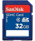 SanDisk 32GB SDHC Flash Memory Card (SDSDB-032G-B35) (Label May Change)