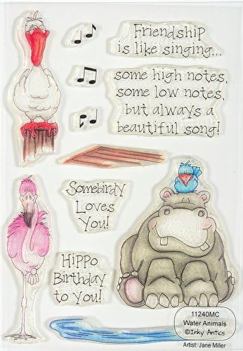 Water Animals Clear Acrylic Stamp Set