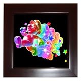 Framed Tile of Super Mario Rainbow Bounce (Super Mario Bros.)