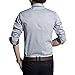 iPretty Men's Fashion Slim Fit Contrast Dress Shirt Long Sleeve Casual Shirts