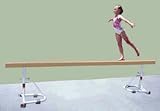 12' x 4 x 4 Suede Covered Balance Beam (Adjustable Height)