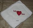Baby Cakes Baby Hooded Towels - Baby Love for Valentine's Day