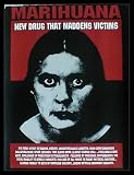 Marihuana (New Drug That Maddens Victims) Black Wood-Mounted Art Poster Print - 24" X 36"