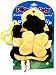 Pillow Pets Back Pack Clip Bumblebee