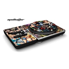 New DJ Hero Turntable Controller Protective Skin, Fits Xbox 360, Playstation 2 & 3 – Mad Hatter