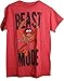 The Muppets Animal Men's T-Shirt in Heather Red. S-2XL.