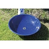 立水栓 ガーデンパン 有田焼岩尾対山窯 瑠璃