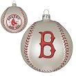 Boston Red Sox MLB Glass Baseball Ornament (3")