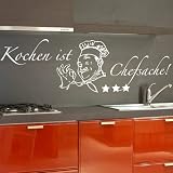 Produkt-Bild: Kochen ist Chefsache - 190 x 60cm - Farbe: Schwarz