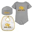 Georgia Tech Yellow Jackets Buzz Cutie Ash Creeper, Bib & Cap