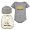 Georgia Tech Yellow Jackets Buzz Cutie Ash Creeper, Bib & Cap