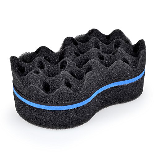 2016 Updated Double Side Magic Twist Hair Sponge Afro Braid Style Dreadlock Coils Sponge Brush