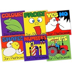 Jan Pienkowski Children 6 Books Collection Pack Set RRP: �29.94 (Colours, Wheels, Faces, Shapes, Numbers, Yes No, (Author of Meg and Mog))