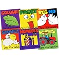 Jan Pienkowski Children 6 Books Collection Pack Set RRP: �29.94 (Colours, Wheels, Faces, Shapes, Numbers, Yes No, (Author of Meg and Mog))