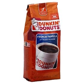 Dunkin' Donuts Ground Coffee, French Vanilla, 12-Ounce Bag