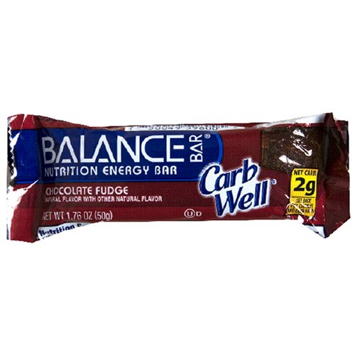 Balance Carb Well Nutrition Energy Bar, Chocolate Fudge, 1.76 oz (50 g) (Case Pack of 15) by Balance Bar