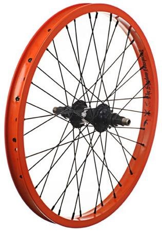 The Shadow Conspiracy Stun Rear BMX Bike Wheel – 36H 9T – October Orange Rim