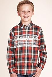 Pure Cotton Fair Isle Checked Shirt