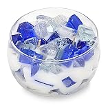 Primal Elements Color Bowl Candle, Snow Angle, 12-Ounce Jar