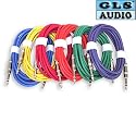 6 12'ft TRS 1/4 Patch Snake Cord Cable GLS Audio