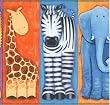 Summer Jungle Animals on Parade Wallpaper Border