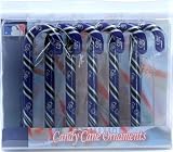 Colorado Rockies MLB Candy Cane Ornament Set of 6