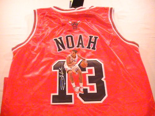 Joakim Noah Signed Autographed Chicago Bulls Jersey Authentic Certified Coa
