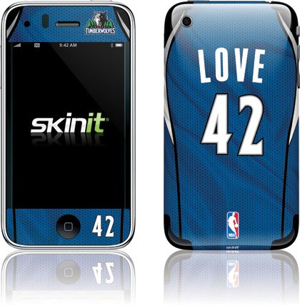 Skinit K. Love - Minnesota Timberwolves #42 Vinyl Skin for Apple iPhone 3G / 3GS