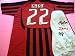 A.C. MILAN Soccer Jersey KAKA Short Sleeves Adult Small