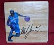 Mike James Autographed New Orleans Hornets Photo Floorboard, Proof Photo of Mike Signing This Exact Floorboard for Us.