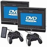 AEG DVD 4533 Auto DVD-Player (17,8 cm (7 Zoll) TFT-Monitor, 2 Gamepads, Kopfh�rer 3,5 mm Klinke, Kartenslot, USB 2.0) schwarz