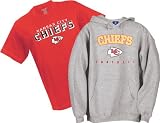 Kansas City Chiefs Youth Hooded Sweatshirt and T-Shirt Combo Pack